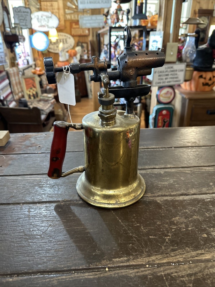 Antique Brass Torch