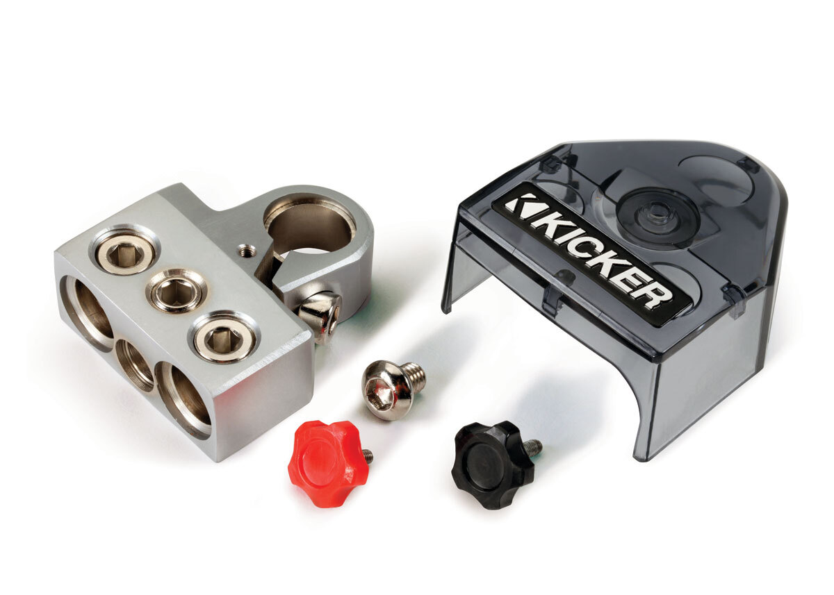 Kicker 46BT4 Car Audio Positive - Negative Power Wire Cable Battery Terminal BT4