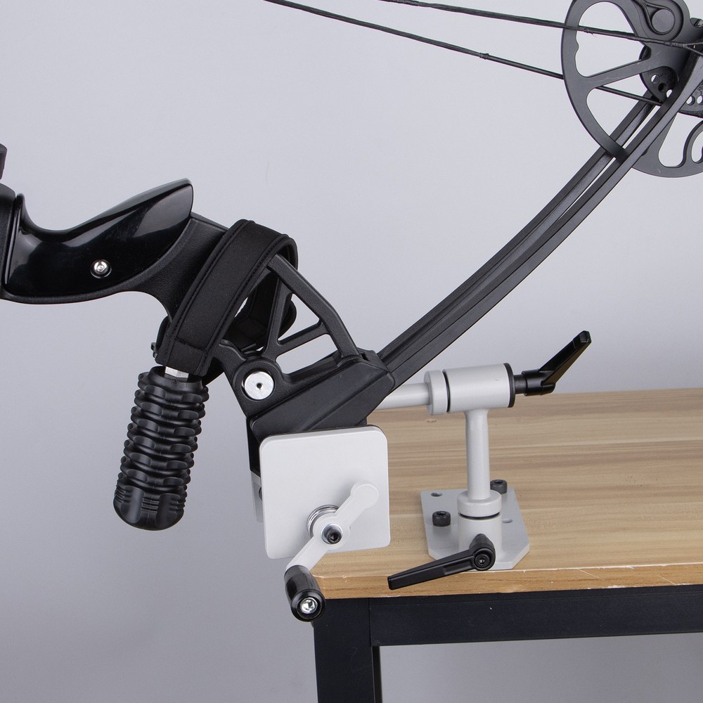 GQT Universal Bow Vise 360° , Adjustable Bow Press Archery Mount Tool Profession