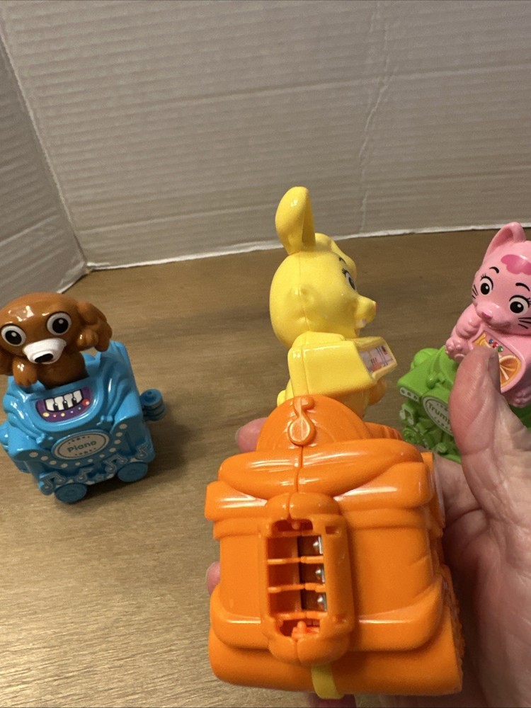 VTech Connect & Sing Animal Train Musical Instruments Toddler Pull Toy TESTED