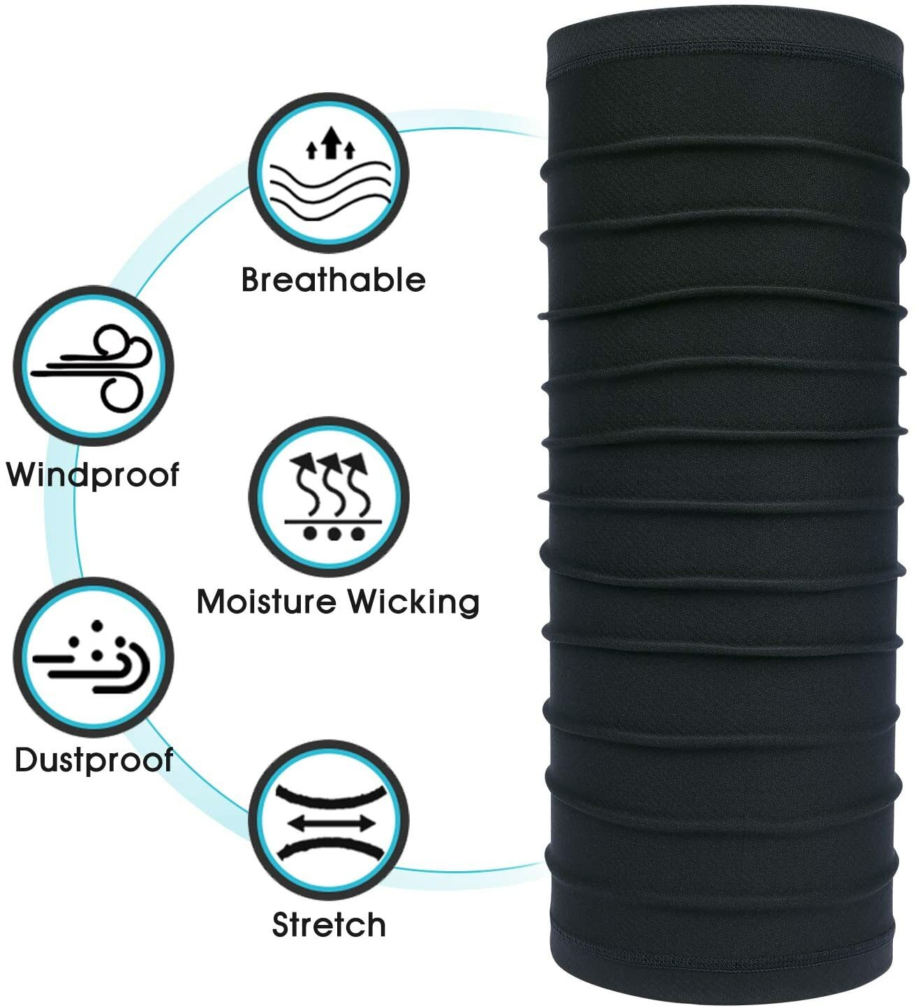 FACE MASK Bandana Neck Gaiter Headbands Scarf Reusable Breathable UV Sun Shield