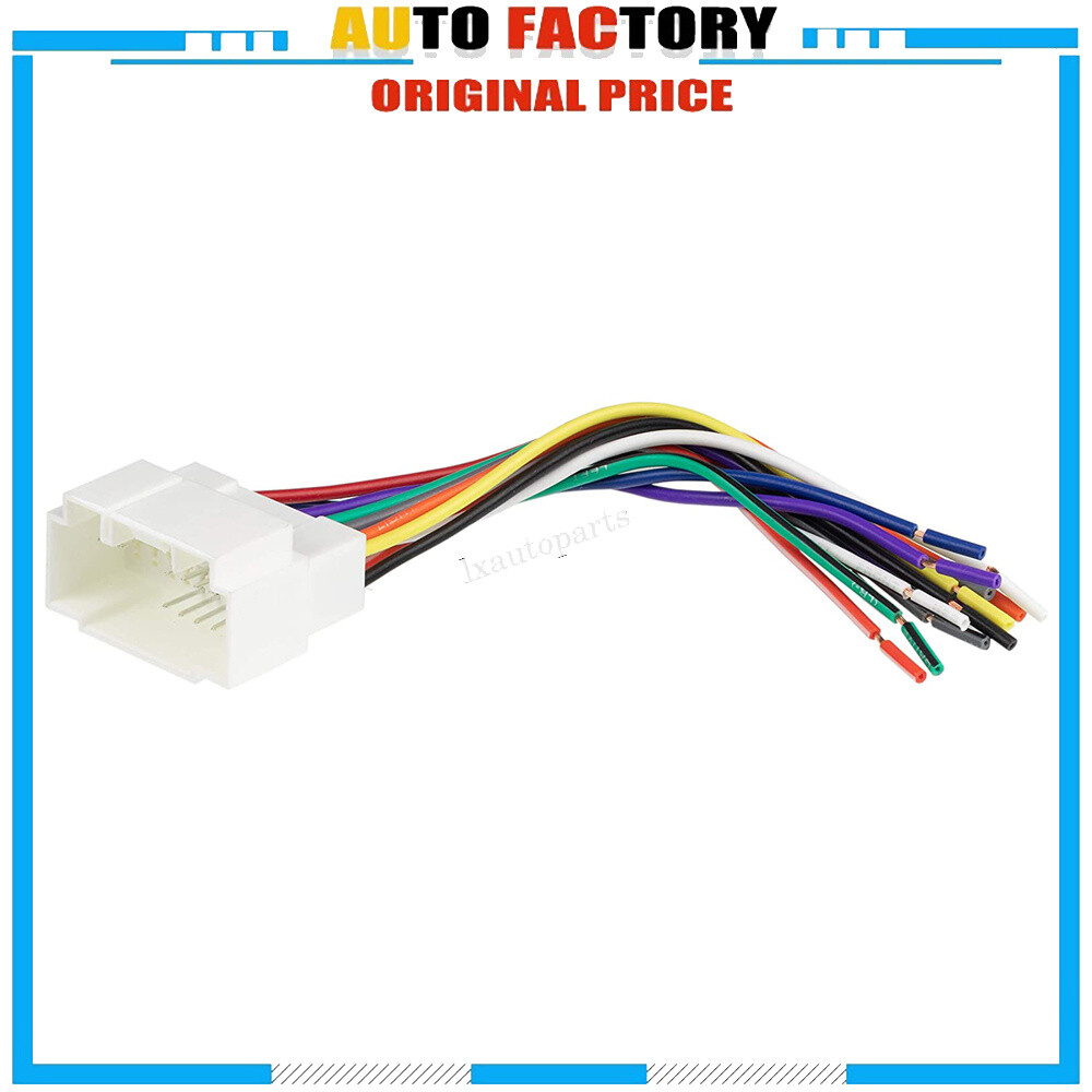 Radio Wire Harness Adapter CD Player Cable Plug for Honda Accord Civic CRV Pilot