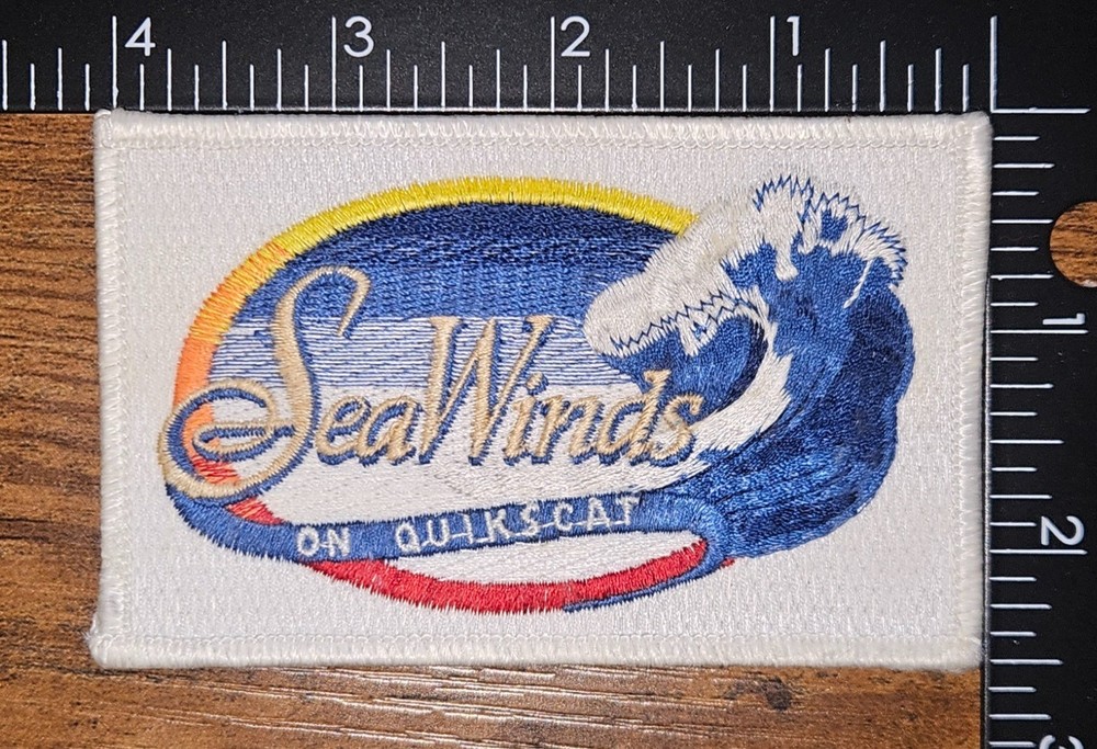 NASA Ocean Winds Quick Scatterometer Souvenir Patch