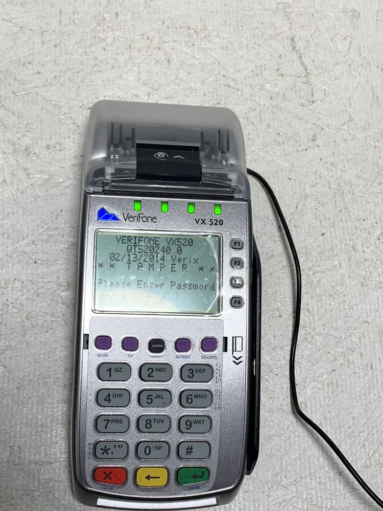 Verifone VX520 VX 520 Credit Card Machine Terminal Reader
