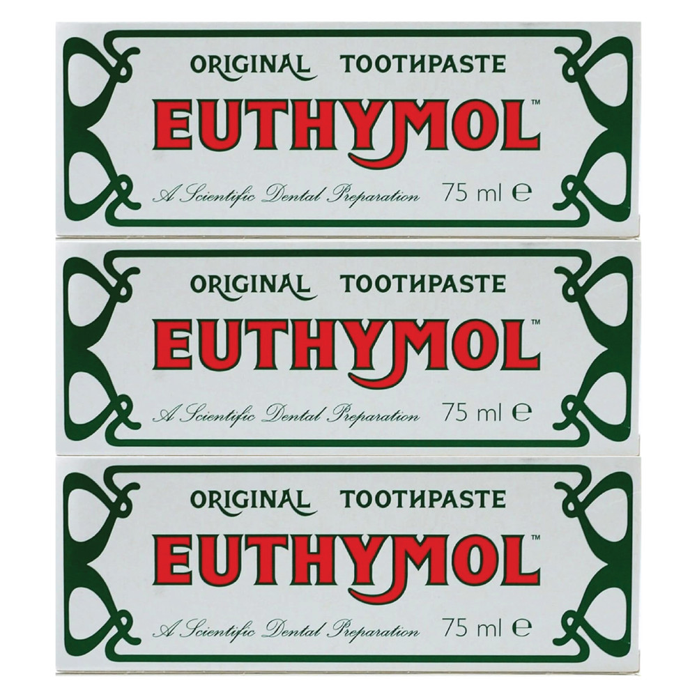 Euthymol Original Toothpaste 75ml PACK OF 3