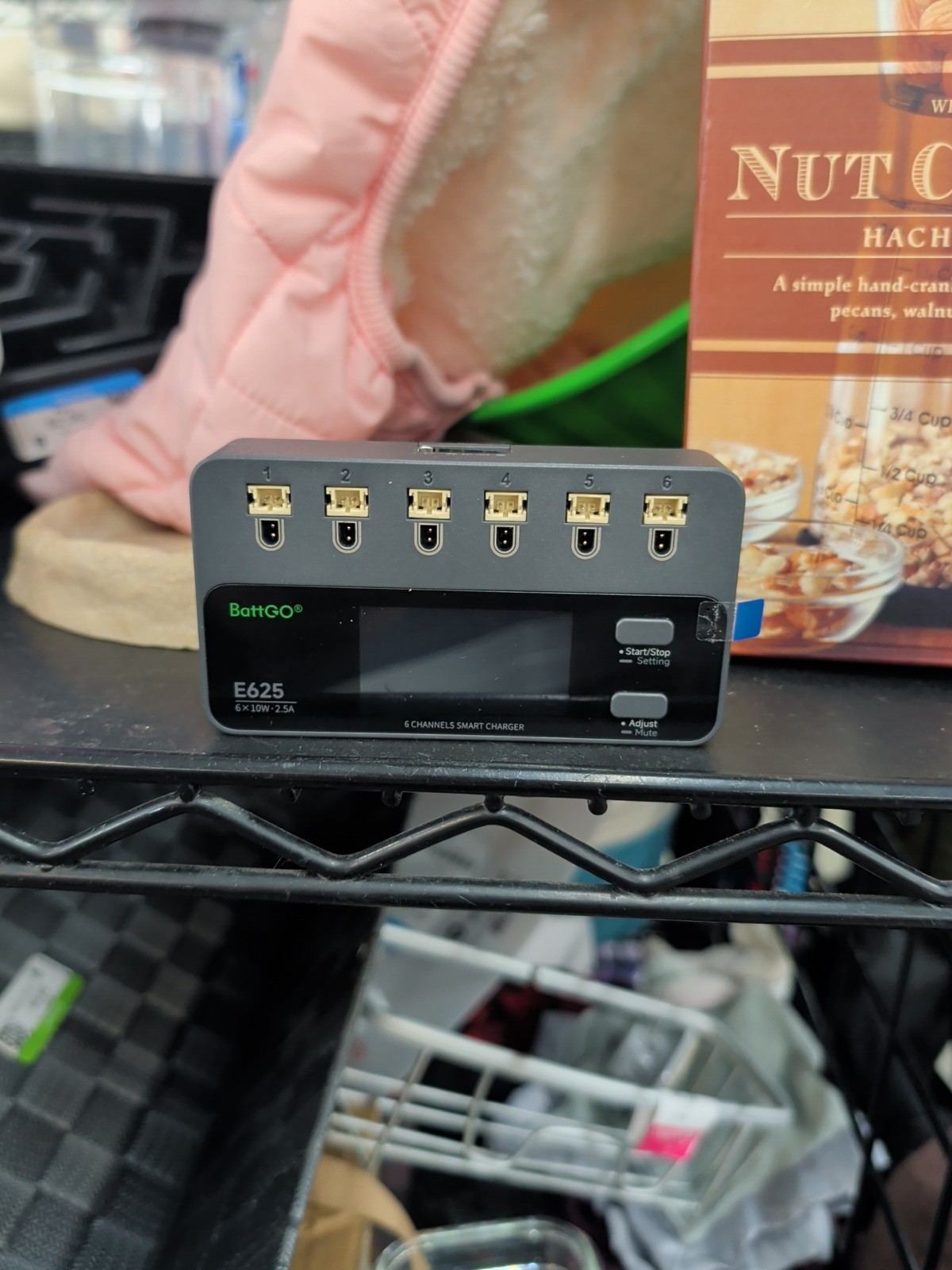 E625 6 Channels 1S lipo Charger Discharger Storage 3.70/4.20V BT2.0 PH2.0