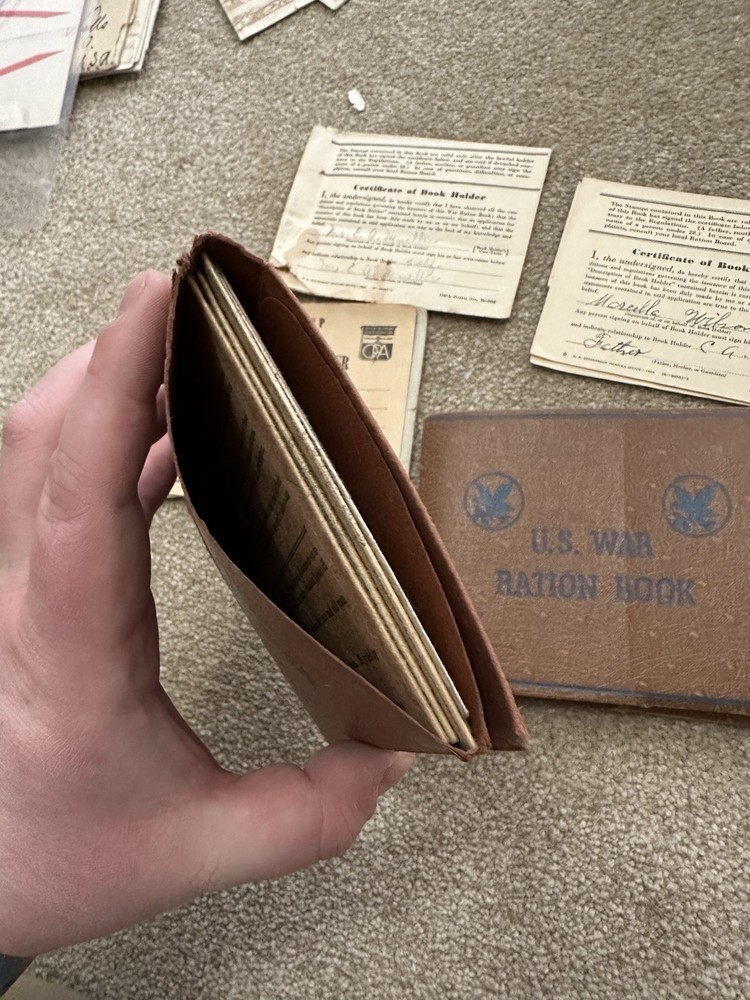 Ww2 Ration Book Lot