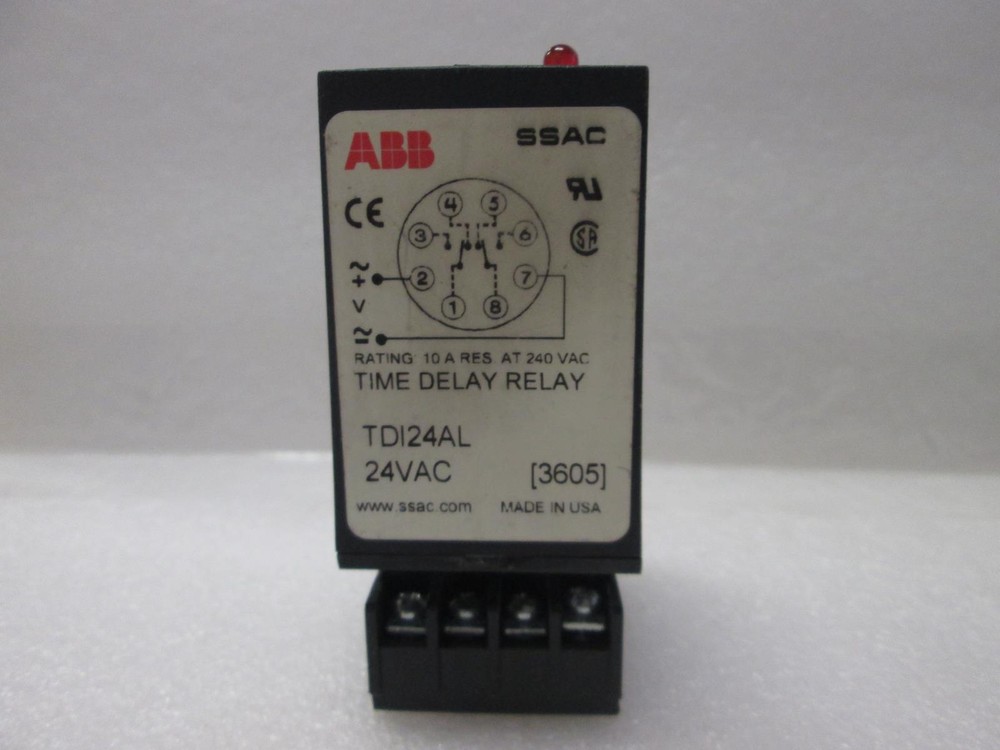 ABB TDI24AL TIME DELAY RELAY