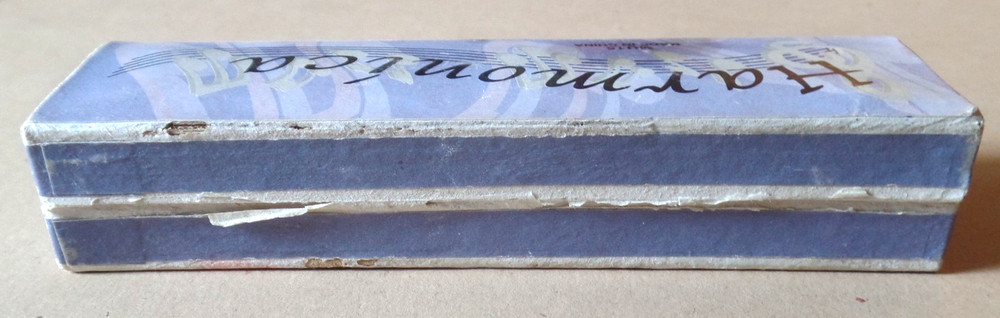 Vintage Empty Distressed HARMONICA MU15 Original Box Only