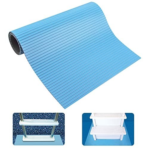 Protective Pool Ladder Mat for Above Ground Pools - Safety & Stability, 36"x36
