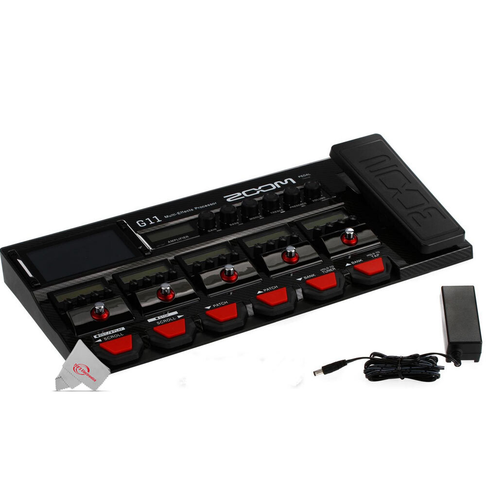 Zoom G11 Multi-Effects Processor for Electric Guitar and BTA-1 Bluetooth Adaptor