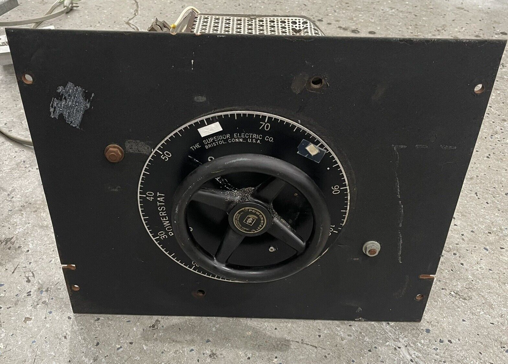 Superior Electric Powerstat - broken wheel