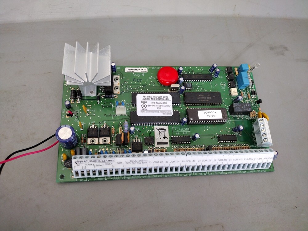 DSC MAXSYS PC4020 Power Series PC4020PCB Board Only V 3.54 PC4020A
