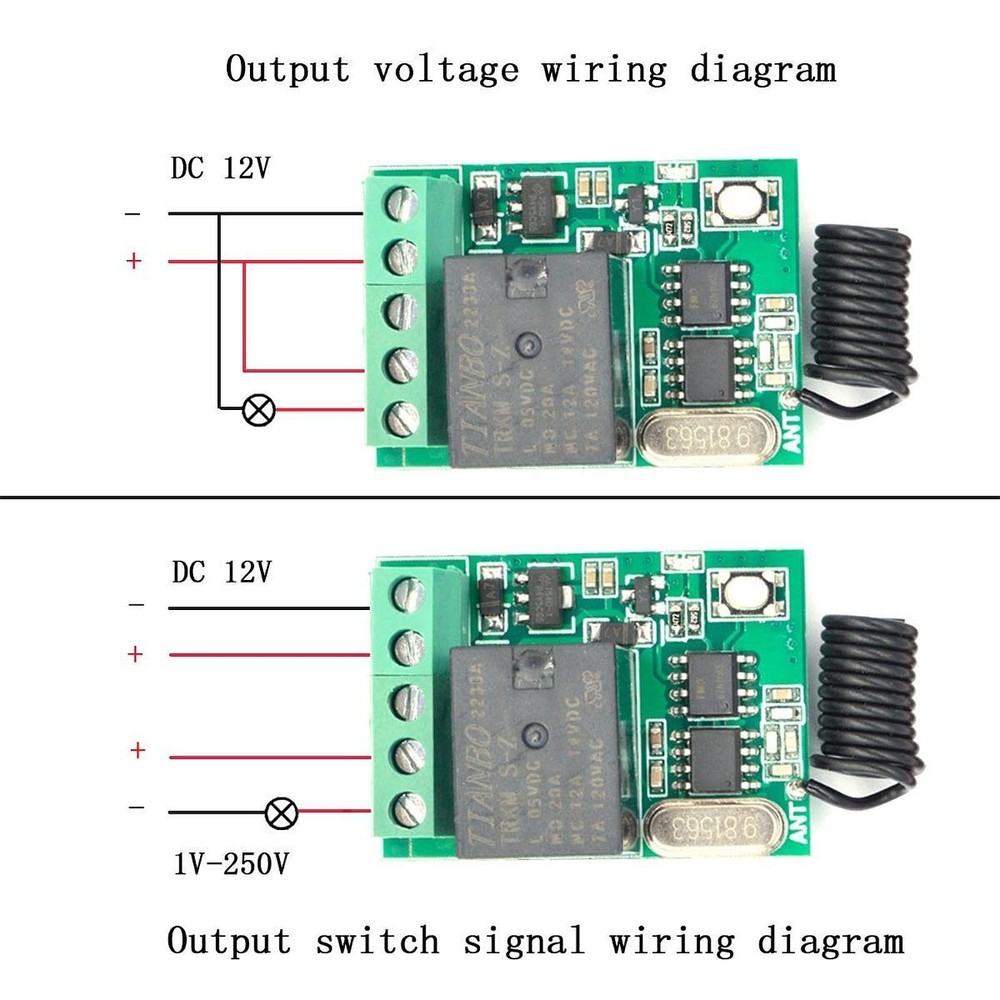 Remote Control Switch DC4-12V Practical High Reliability Stable Performance
