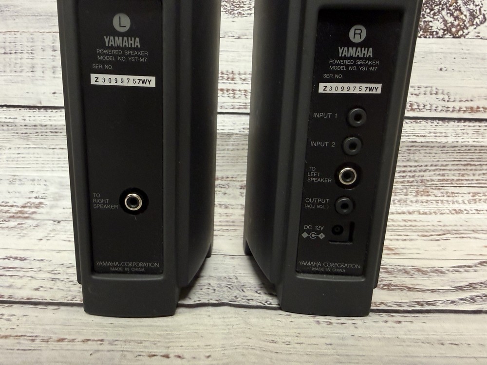 Yamaha Powered Speakers Active Servo Technology Model No. YST-M7 - Working!