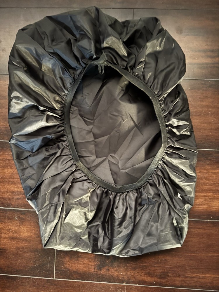 EVERFUN Waterproof Backpack Rain Cover Black Reflective Strip Elastic
