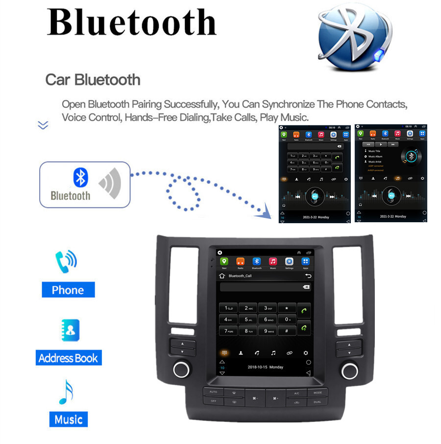 9.7" Android 11 Stereo Radio Head Unit Navi GPS For Infiniti FX35 FX45 2003-2006