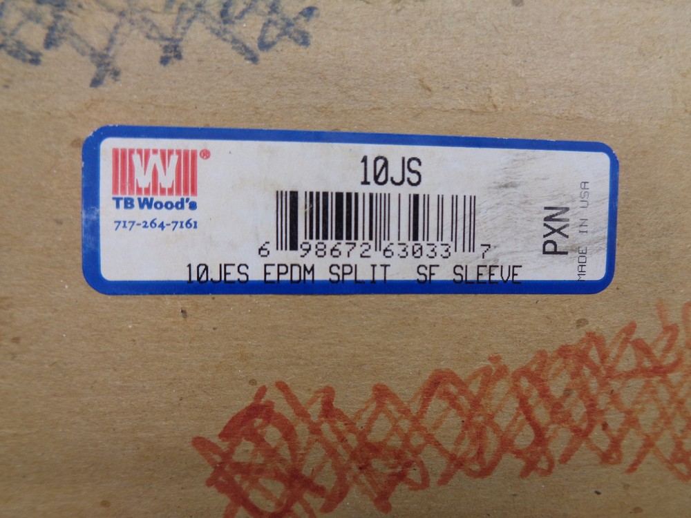 TB WOODS 10JES EPDM SPLIT SLEEVE NSMP.