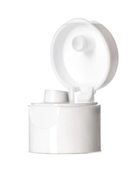 24-410 White Flip Dispensing Caps