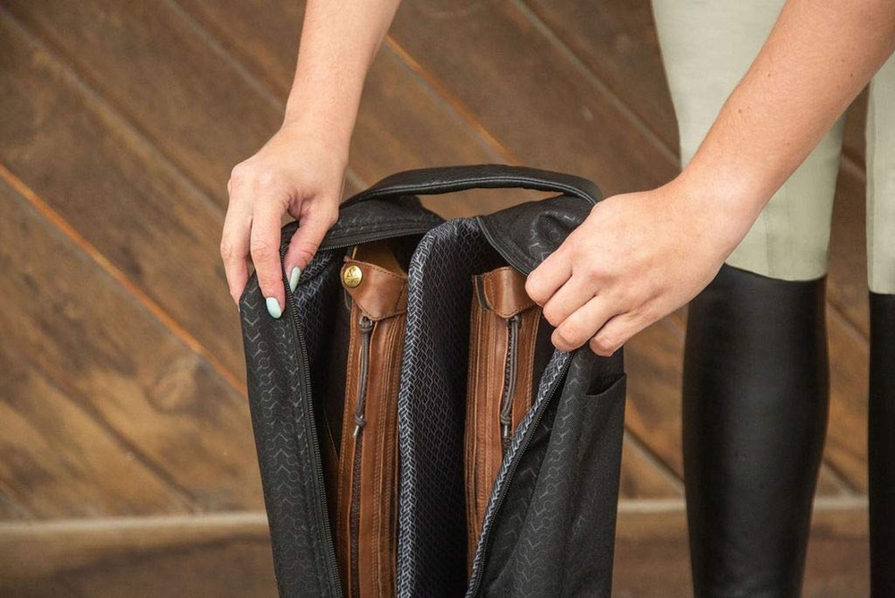Kerrits EQ Boot Bag Black Chevron Bits Size: One Size
