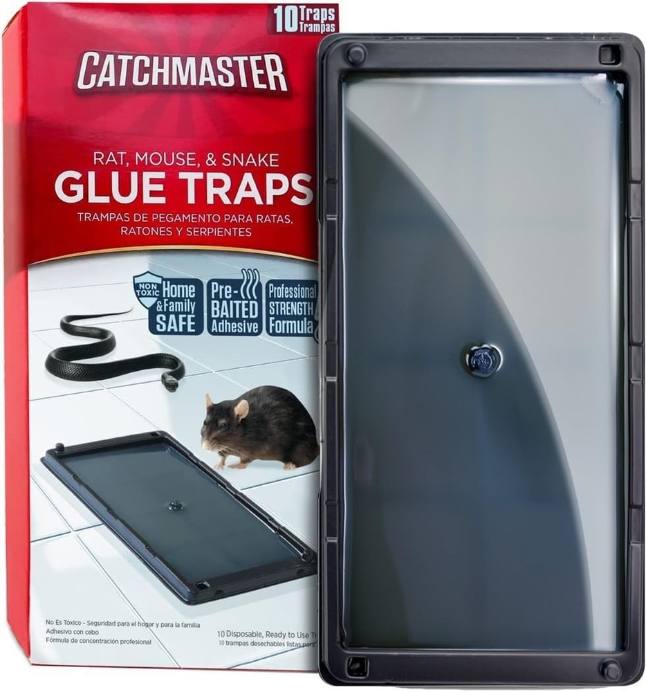 Adhesive Snake & Mouse Traps 10 Pack - Home Defense
