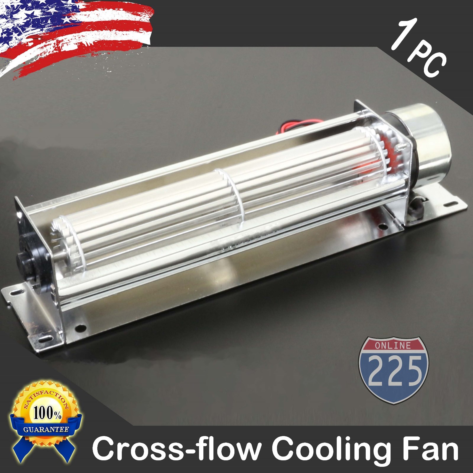 Hi-TECH 8” CROSS FLOW CAR STEREO AMPLIFIER COMPONENT COOLING FAN QUIET COMPUTER