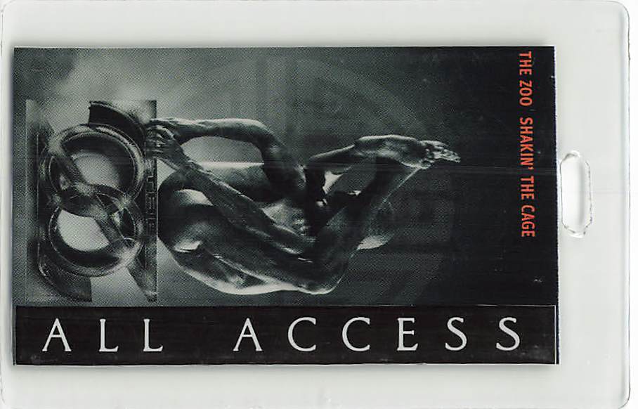 The Zoo Backstage Pass Black All Access Crew Laminate Variant