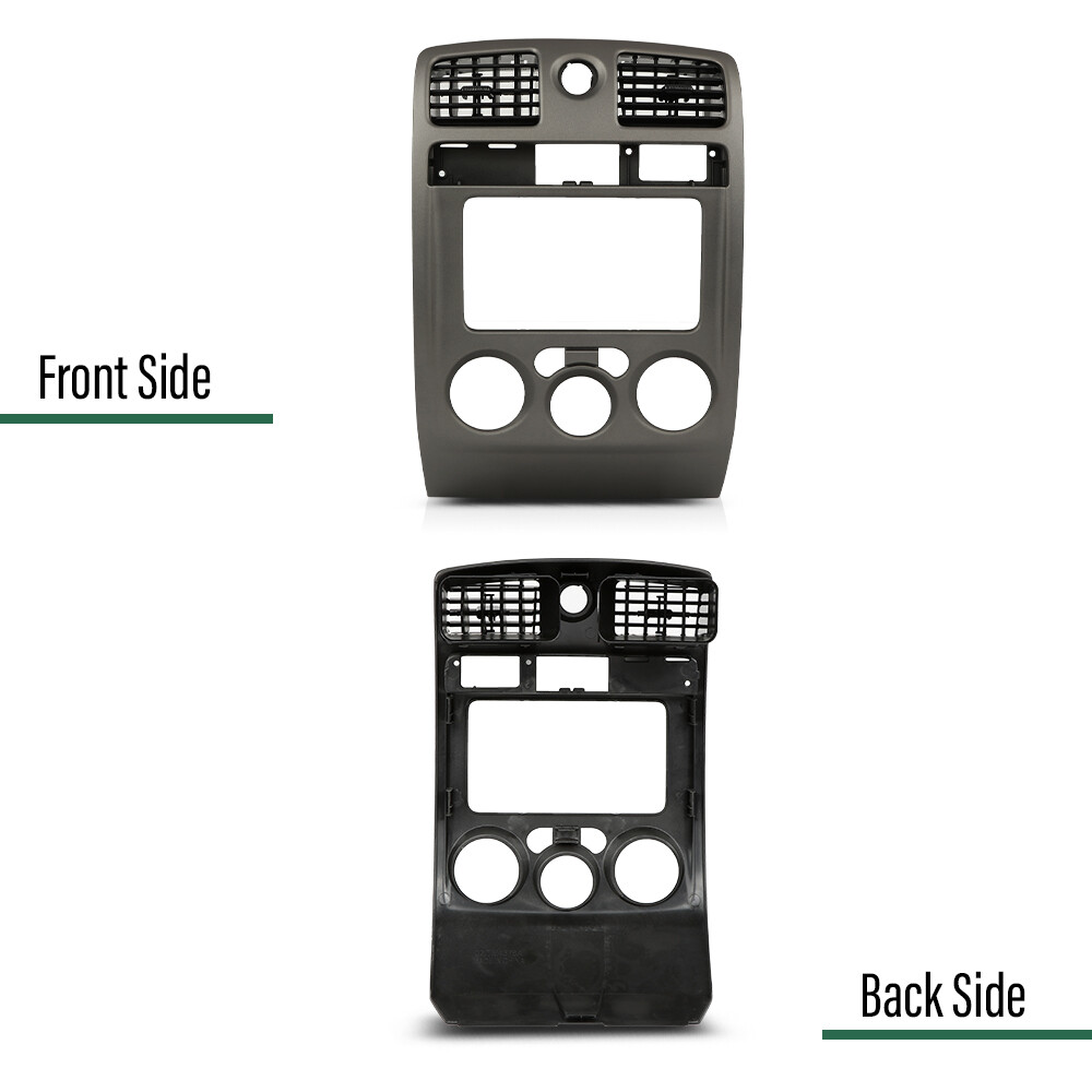 Fit For 2004-2012 Chevy Colorado GMC Canyon Center Dash Radio Vent Bezel Gray