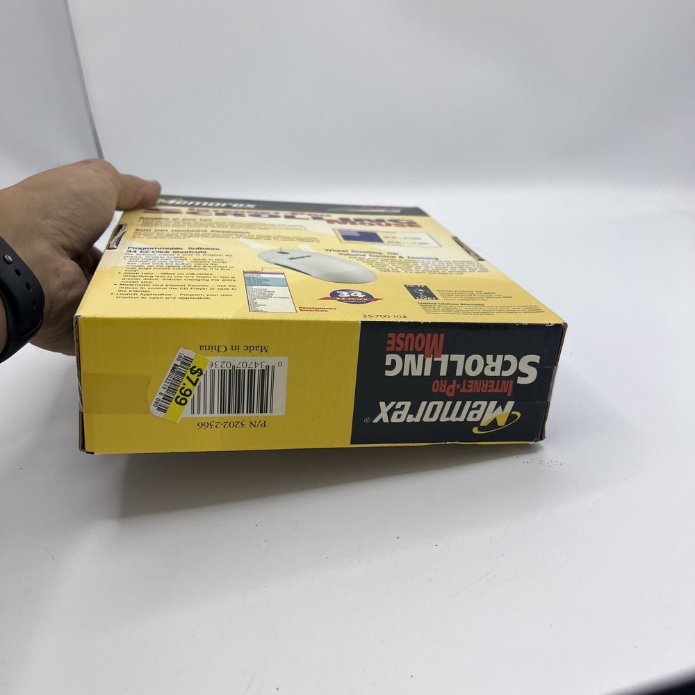 Memorex 800 dpi Internet Pro Scrolling Mouse