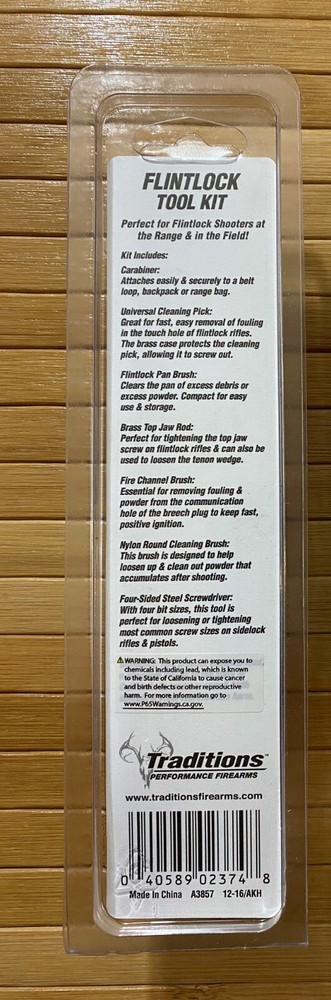 Traditions Flintlock Tool Kit - A3857 - New in Package