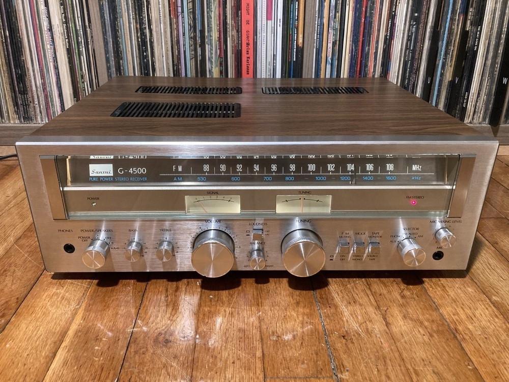 Serviced! Sansui G-4500 Stereo Receiver!