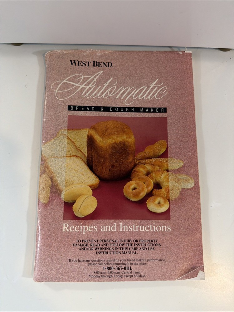 West Bend Automatic Bread & Dough Maker Model 41040 Bread Machine Tested Works