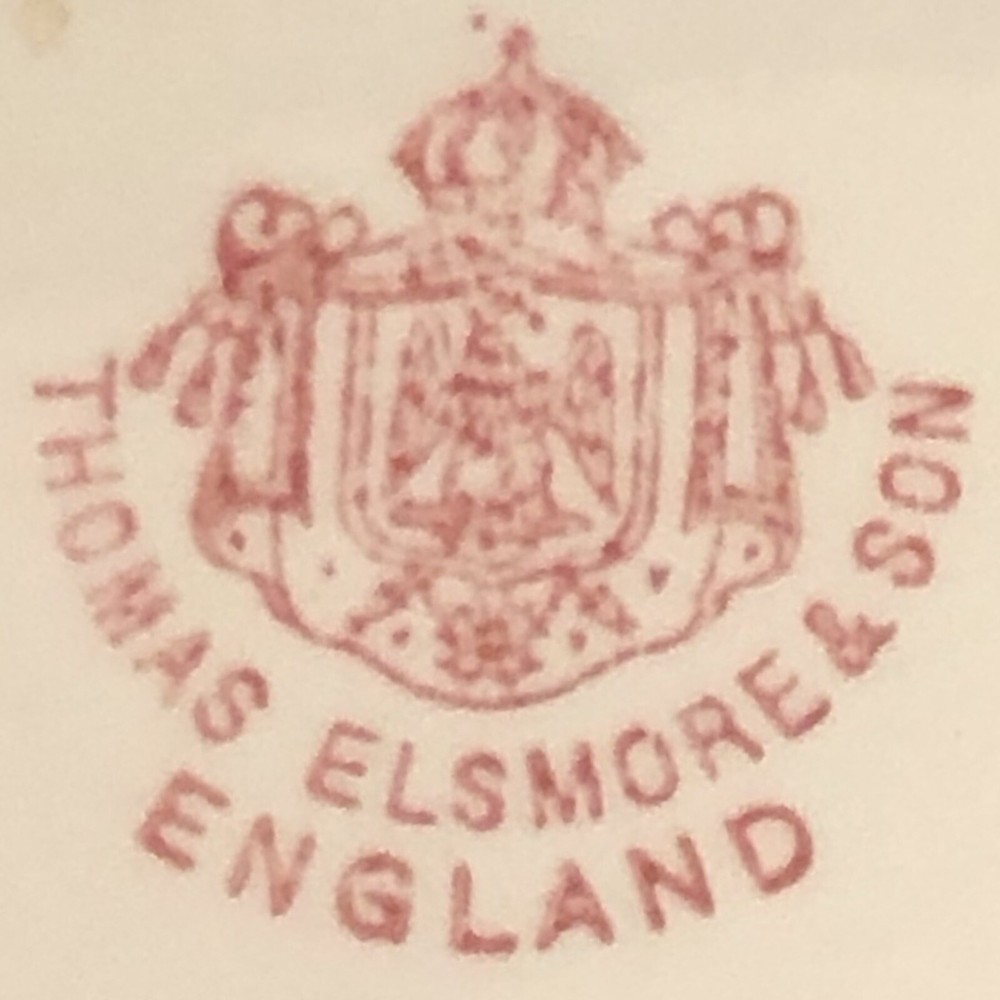 Thomas Elsmore & Son White Covered Casserole England