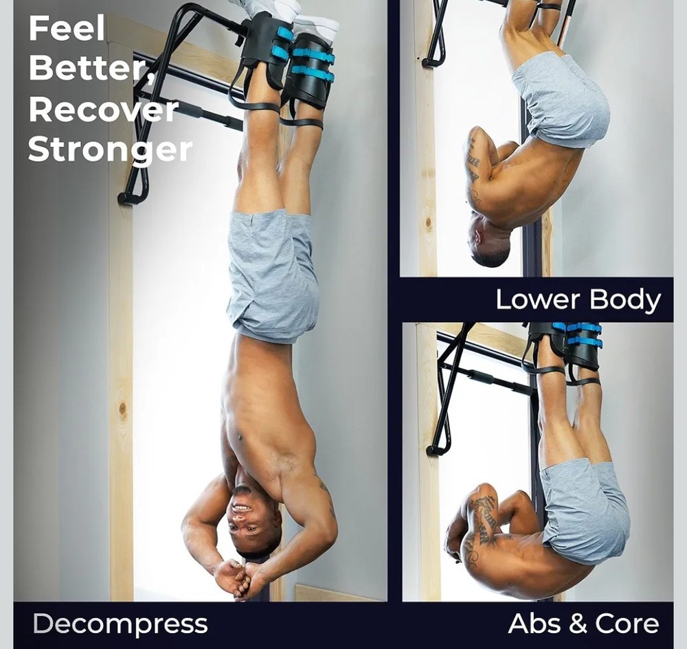 TEETER EZ-Up Gravity Boots for Inversion Decompression Stretching, Back Pain...
