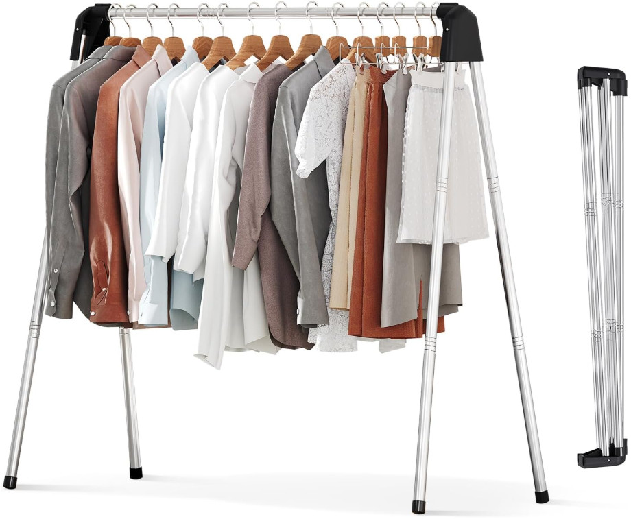 Tendedero Plegable Acero Inox Ropa Portátil Interior Exterior Viaje, Nuevo