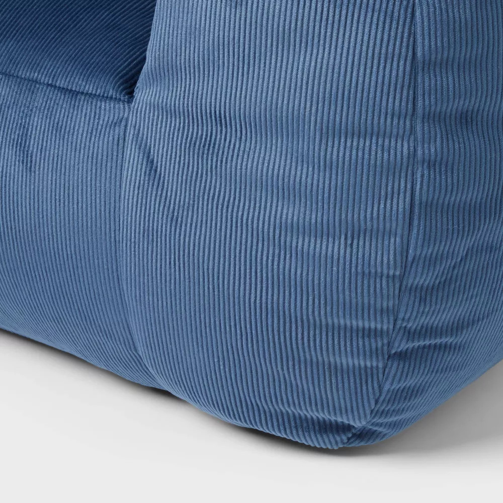 Corduroy Club Chair Navy - Pillowfort