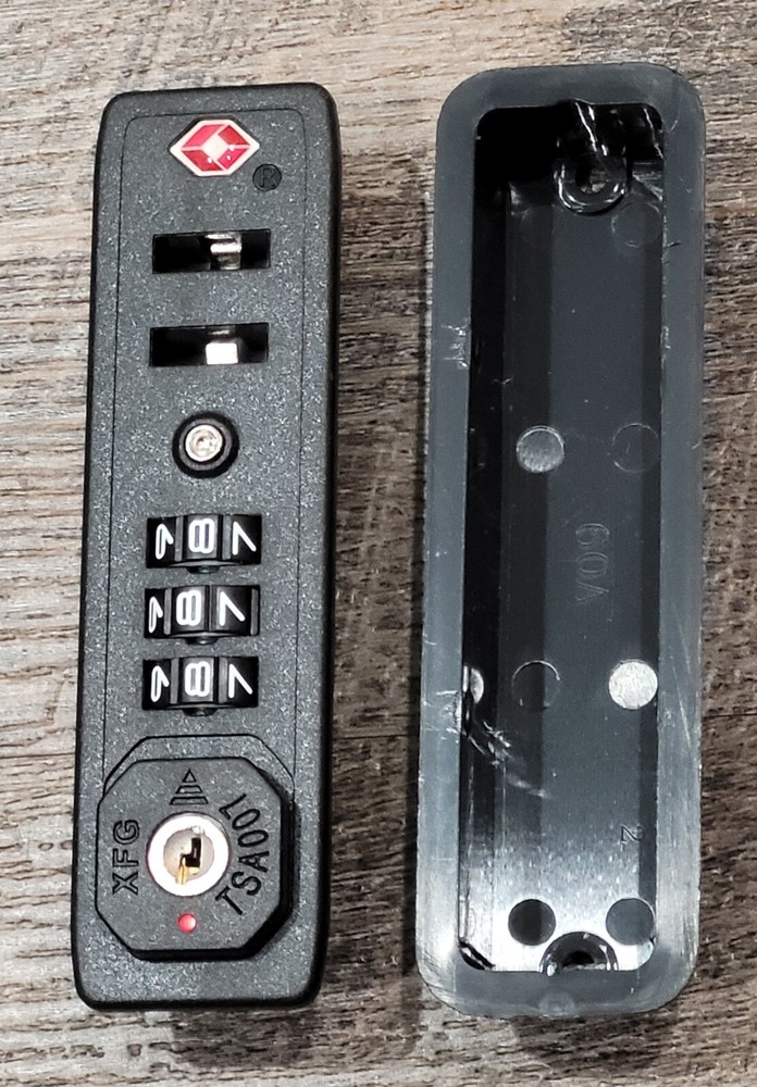 100pcs Luggage TSA Customs Lock Safely Code Lock 3 Digit Combination Lock TSA007