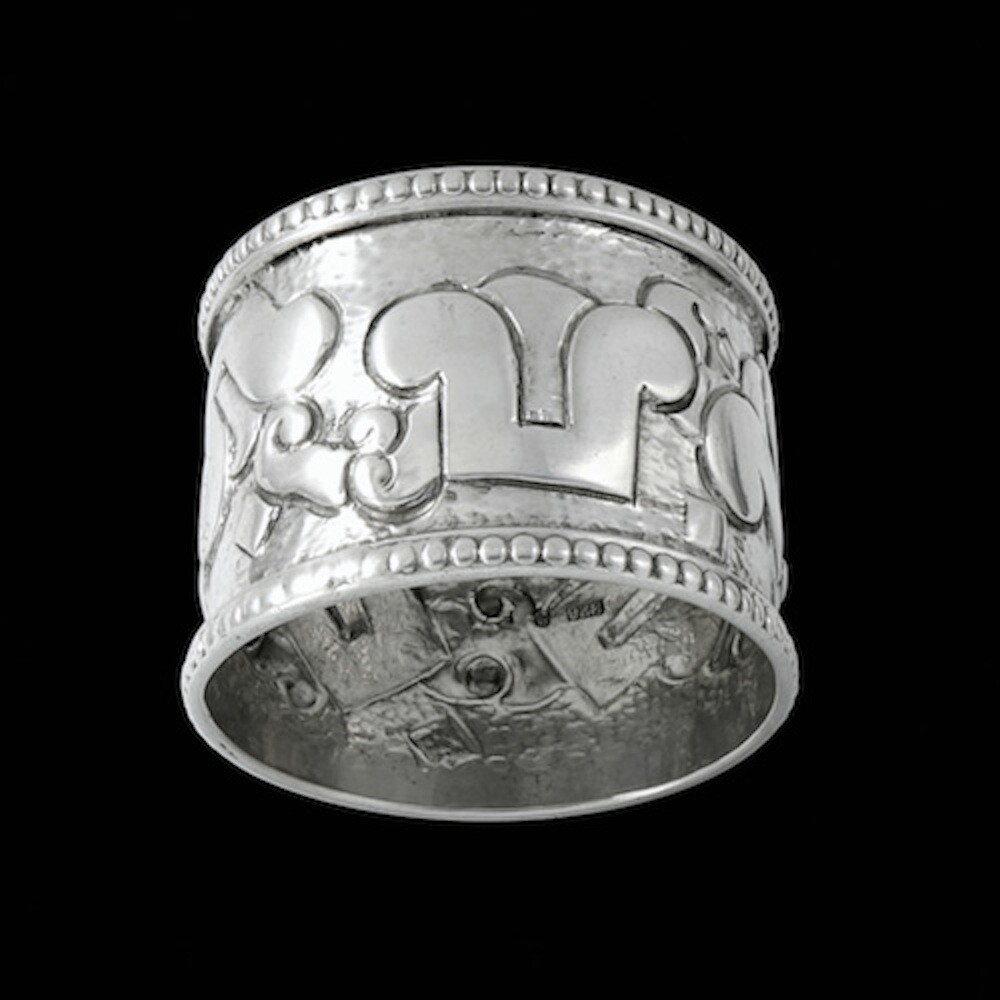Thorvald Bindesbøll (1846-1908). Silver Napkin Ring.