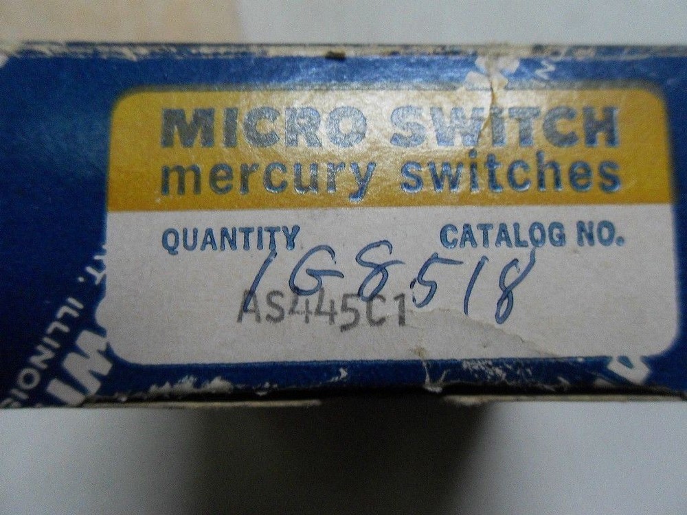 1 MICRO SWITCH AS445C1 SWITCH WITH LEADS