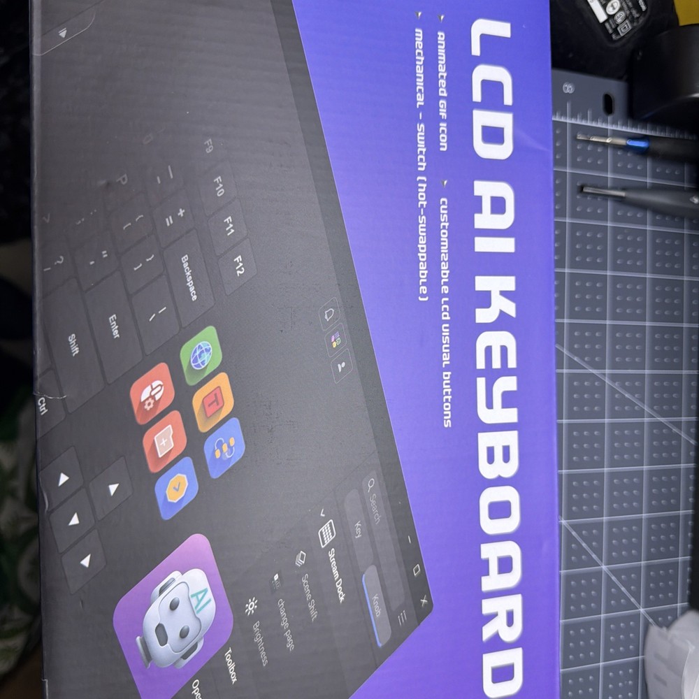 LCD Macro Keyboard Customizable Display Keys Stream Deck Alternative Mechanical