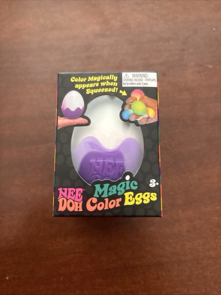 NeeDoh Magic Color Egg, Purple, Easter 🐣 🐣