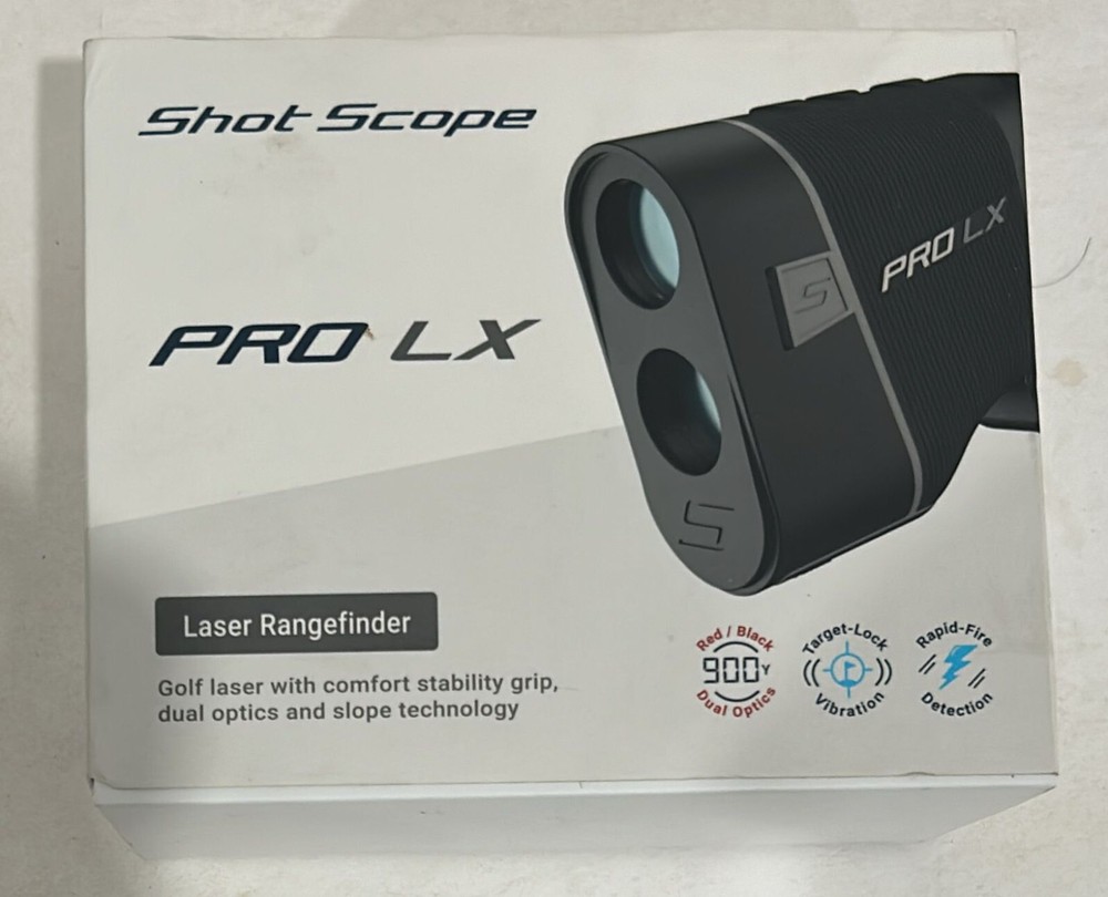 Shot Scope Golf Pro LX  Laser Rangefinder, Open Box (A2)