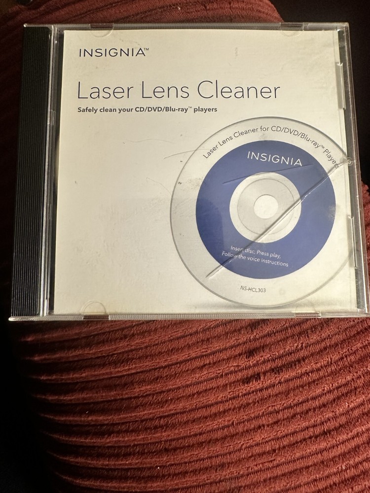 Insignia Laser Lens Cleaner Disc