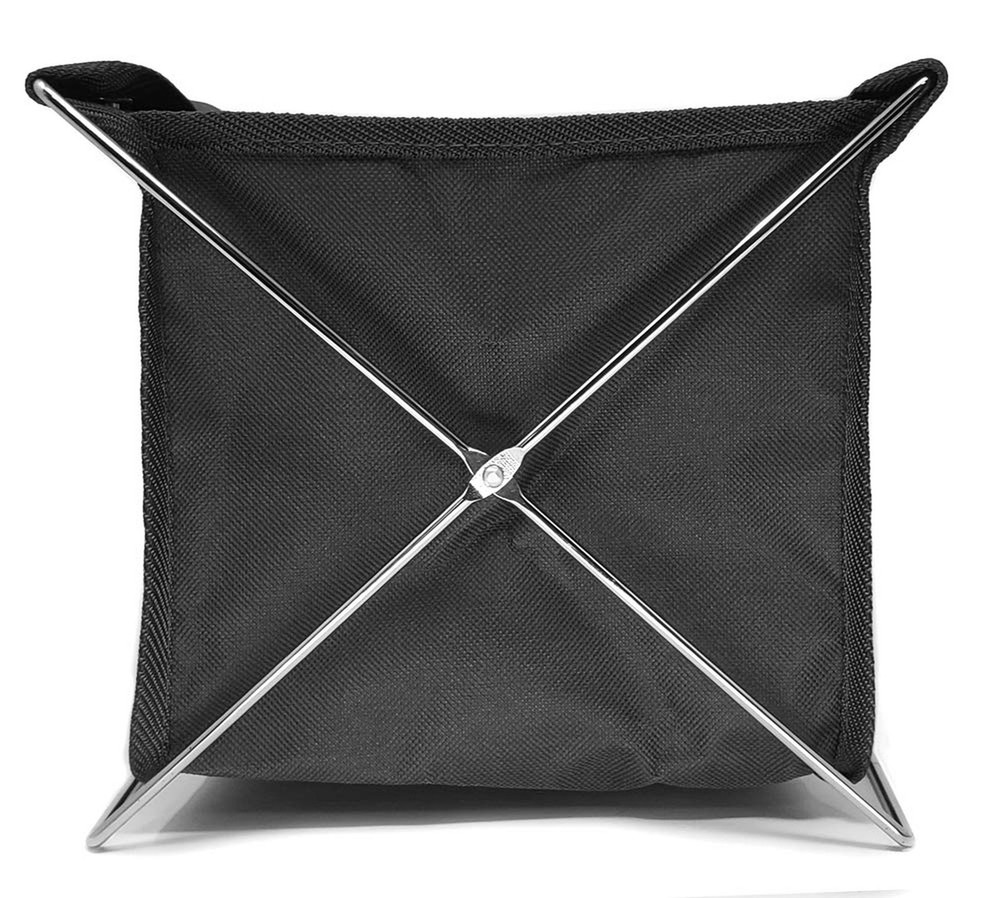 Foldable Fabric Storage Box for Disposable Shoe Covers or Booties, Includes 1...