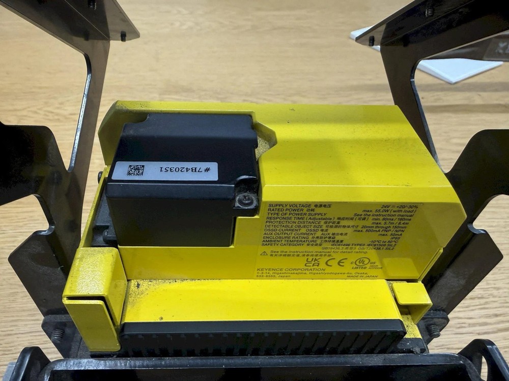 2024 KEYENCE MODEL SZV04X SAFETY LASER SCANNER, MULTI-FUNCTION TYPE, WITH CAMERA