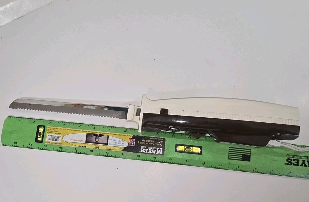Vintage Electric Knife Sunbeam 2 Speed Solid State Electric Knife
