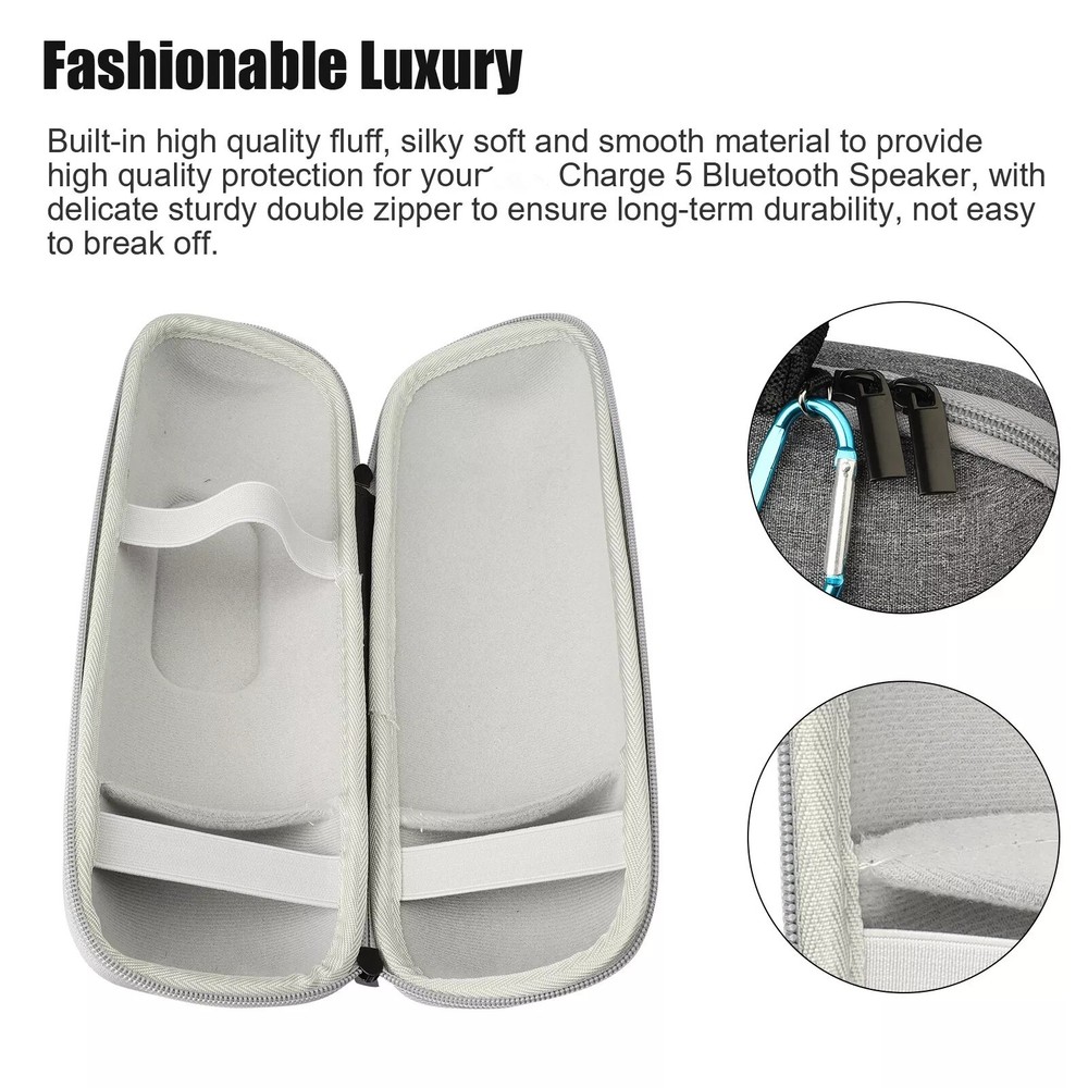 For JBL Charge 5 Bluetooth Speaker Shockproof Travel Protective Case Cover