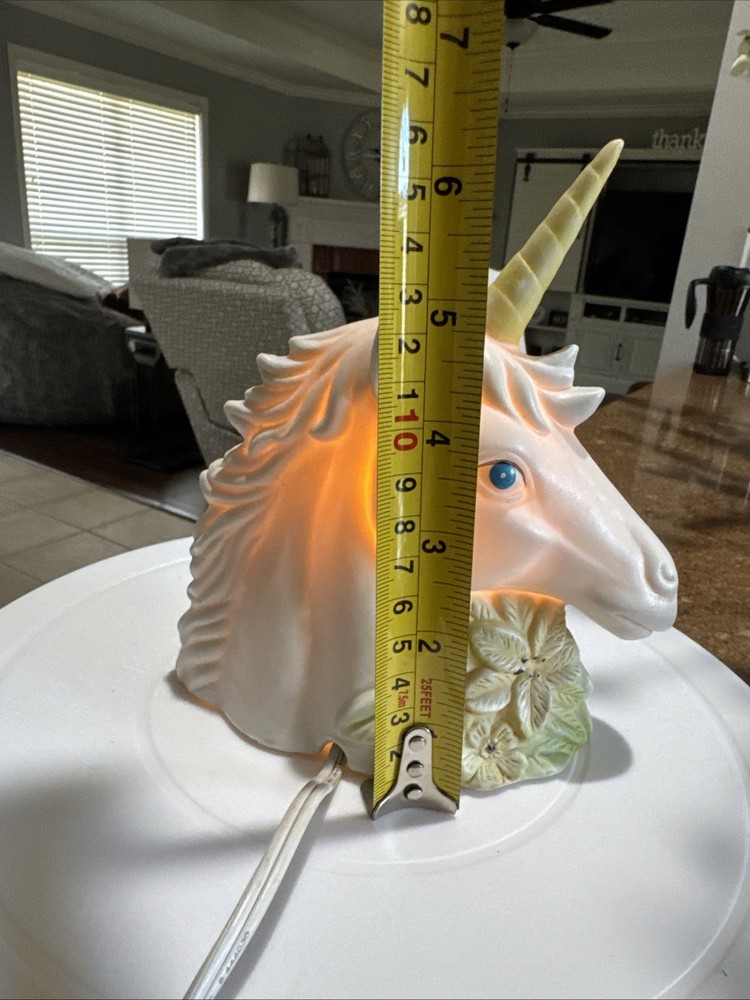 Vintage Ceramic Unicorn Nite Light