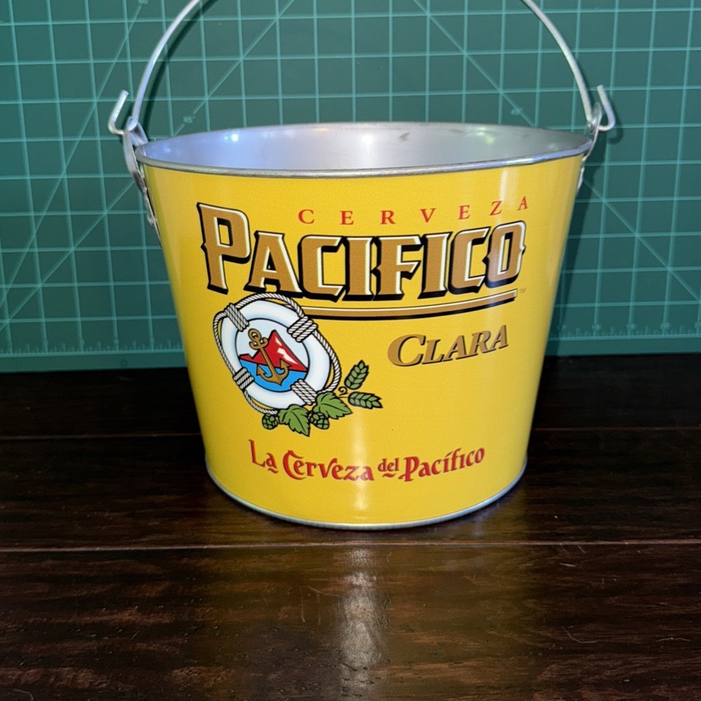 Pacifico Clara Galvanized Beer Bucket