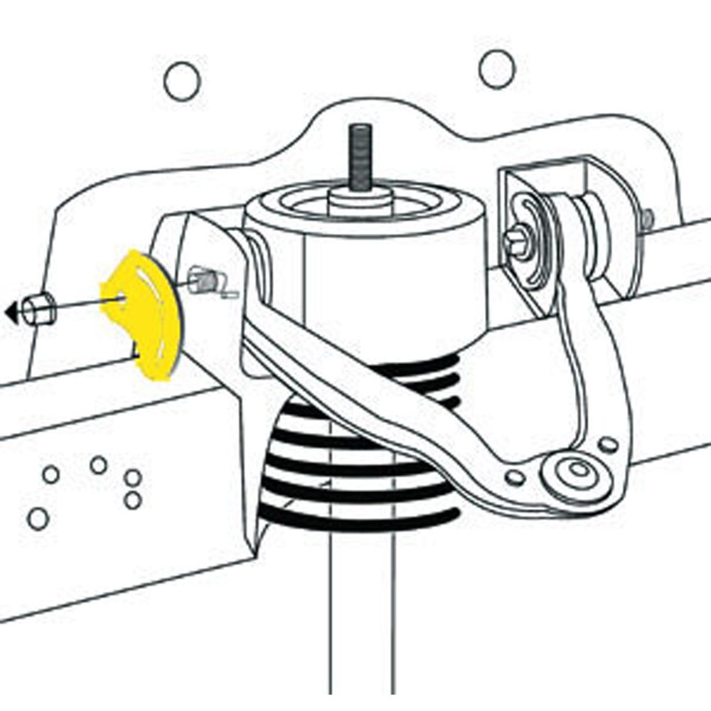 MOOG K80277 Camber/Caster Adjusting Plate Front Upper